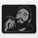 Fidel Castro avec le portrait Mousepad de cigare Tapis De Souris