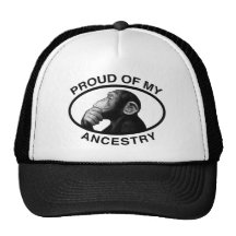Fier de mon chimpanzé d'ascendance casquette