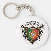 Fier d'être portugais porte-clefs