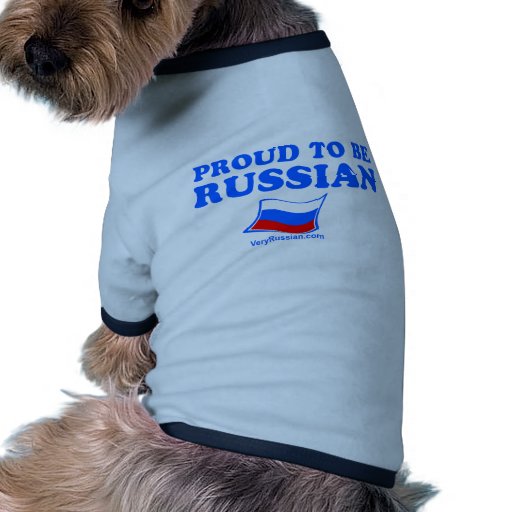 FIER d'être russe Manteaux Pour Toutous