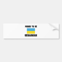 Fier d'être UKRAINIEN Adhésif Pour Voiture