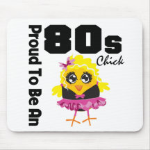 Fier d'être un poussin 80s tapis de souris