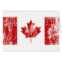 Fierté de drapeau du Canada Carte De Vœux