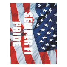 Fierté de Semper fi de PIÈCE EN T Invitations