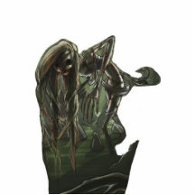 Figurine de Lich Découpage En Acrylique