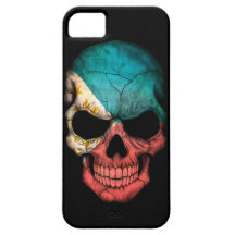 Filipino Flag Skull on Black iPhone 5 Cases