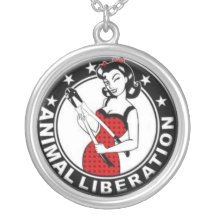 Fille animale de Pin- de libération Pendentifs