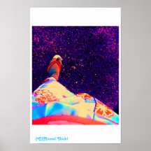 fille avec le kimono posters