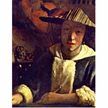 Fille avec une cannelure, par Vermeer Van Delft ja Photo Sculptures