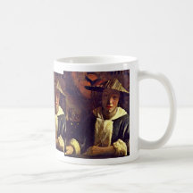 Fille avec une cannelure, par Vermeer Van Delft ja Tasse