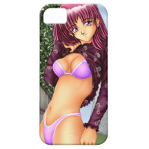 Fille d'Anime de bikini Coques iPhone 5
