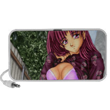Fille d'Anime de bikini Haut-parleurs iPod
