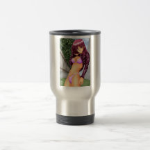 Fille d'Anime de bikini Mugs À Café