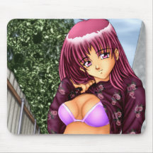 Fille d'Anime de bikini Tapis De Souris