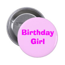 Fille d'anniversaire pin's