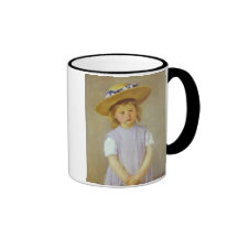 Fille dans un chapeau de paille, Mary Cassatt Tasse À Café