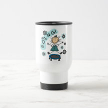 Fille de bâton sur le T-shirts et les cadeaux de t Mug