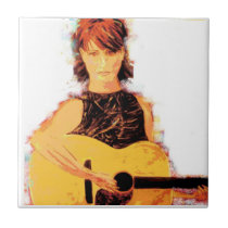 fille de chanteur folk carreaux