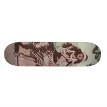 Fille de danse polynésienne de danse polynésienne plateaux de skateboards customisés