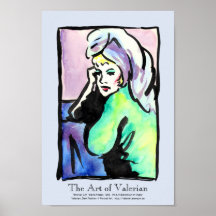 Fille de douche - copie posters