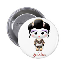 Fille de geisha pin's