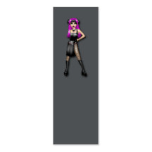 Fille de Goth d'Anime Cartes De Visite Professionnelles