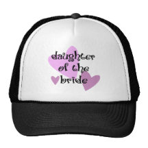 Fille de la jeune mariée casquettes