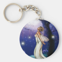 Fille de la lune porte-clefs