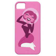 Fille de l'espace coque Case-Mate iPhone 5