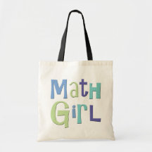 Fille de maths sacs en toile