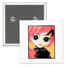 Fille de Neko, sucrerie, broche de bouton de goupi Pin's