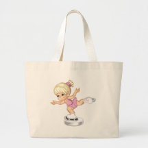 Fille de patinage de glace sac fourre-tout