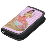 Fille de pin-up agenda folio