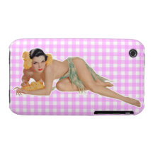 Fille de pin-up coques Case-Mate iPhone 3