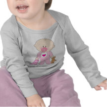 Fille de Soother de bébé T-shirts