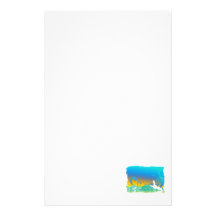 Fille de surf papier à lettre