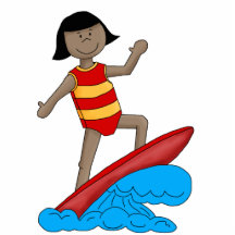 Fille de surfer de sculpture en photo photo sculpture
