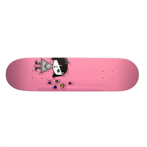 fille d'emo skateboard customisable