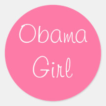 Fille d'Obama - customisée Autocollants