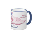 Fille d'ours de parapluie pour le nouveau papa - p tasse à café