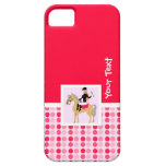 Fille équestre mignonne coques iPhone 5 Case-Mate