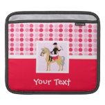 Fille équestre mignonne poches pour iPad