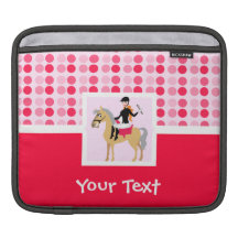 Fille équestre mignonne poches pour iPad