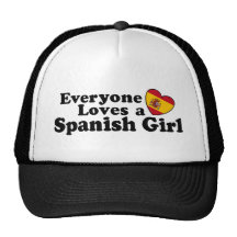 Fille espagnole casquettes