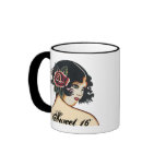 Fille Girly vintage du bonbon 16 Mug