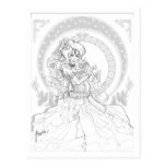 Fille gothique cartes postales