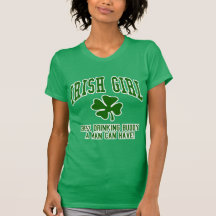 Fille irlandaise : Ami potable T-shirts
