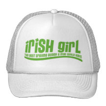 Fille irlandaise casquette de camionneur