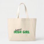 Fille irlandaise sexy sac en toile