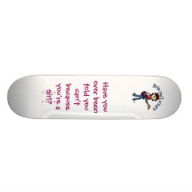 Fille légère de guitare basse plateaux de skateboards customisés